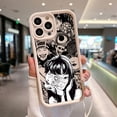 thumbnail image 3 of Junji Ito horror Hot Anime funda de teléfono para IPhone 15 14 13 12 11 Pro Max Mini XR XS 7 8 Plus funda trasera suave de TPU con correa de mano, 3 of 5