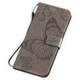 thumbnail image 5 of Samsung Galaxy A71 (4G) Case, Dteck Embossed Butterfly Magnetic Flip PU Leather Wallet Case Stand Protective Cover with Hand Strap [Built-in credit card slots/money pocket],Gray Butterfly, 5 of 6