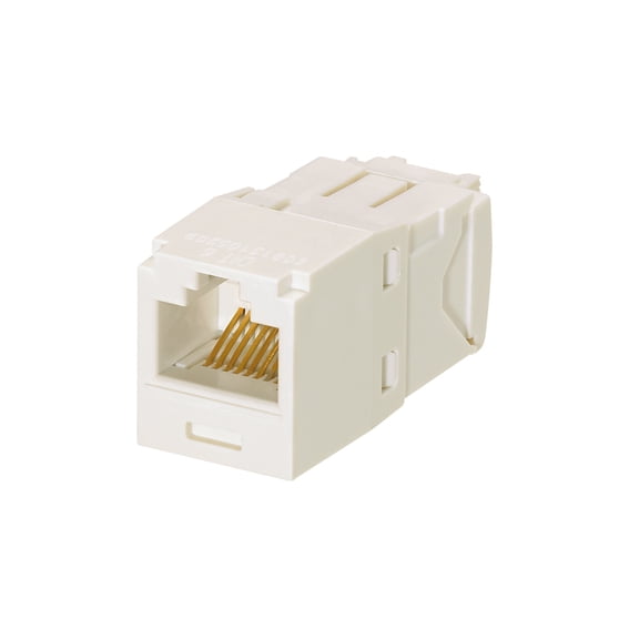 Panduit CJ688TGAW Mini-Com TX6 Plus Cat6 Jack, Arctic White, Box of 50