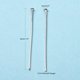 thumbnail image 5 of Iron Flat Head Pins Cadmium Free & Lead Free Silver 35x0.75~0.8mm 20 Gauge about 5400pcs/1000g Head: 2mm, 5 of 6