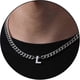 thumbnail image 1 of Collar de cadena de eslabones cubanos con inicial AZ Yashi 6,5 mm 18 + 2 pulgadas L plata, 1 of 5