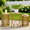 Gold, variant on Y&M Heavy Duty Round Metal Coffee Table with Side Table, Gold
