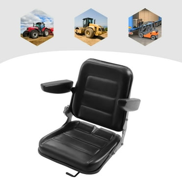 Universal Seat Fit Fitklift,Garden Tractor, Lawn Mower Adjustable Backrest Black