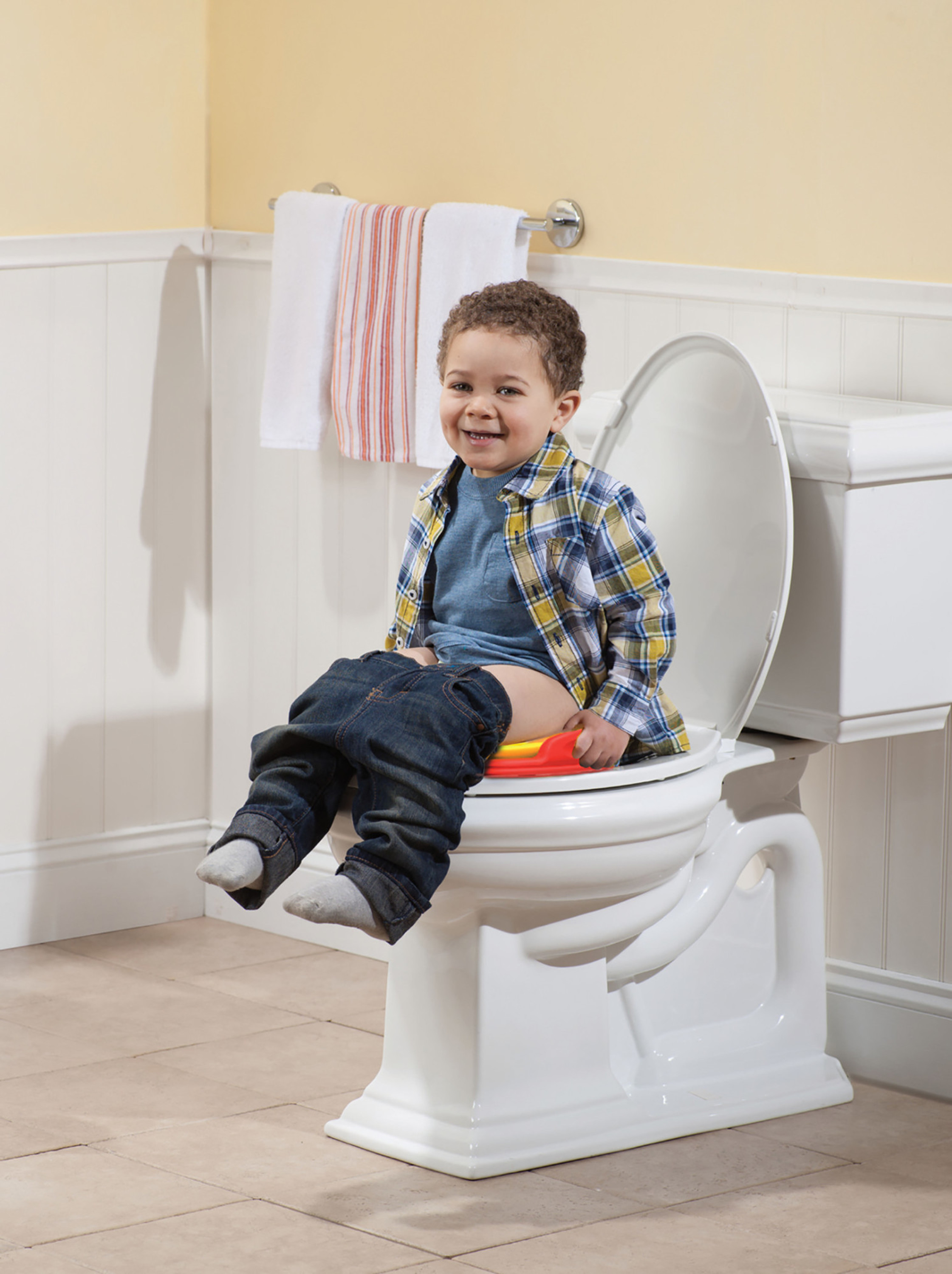 Disney Mickey Mouse Racer 3-in-1 Potty Training Toilet, Toddler Toilet Training Set & Step Stool - image 5 of 5
