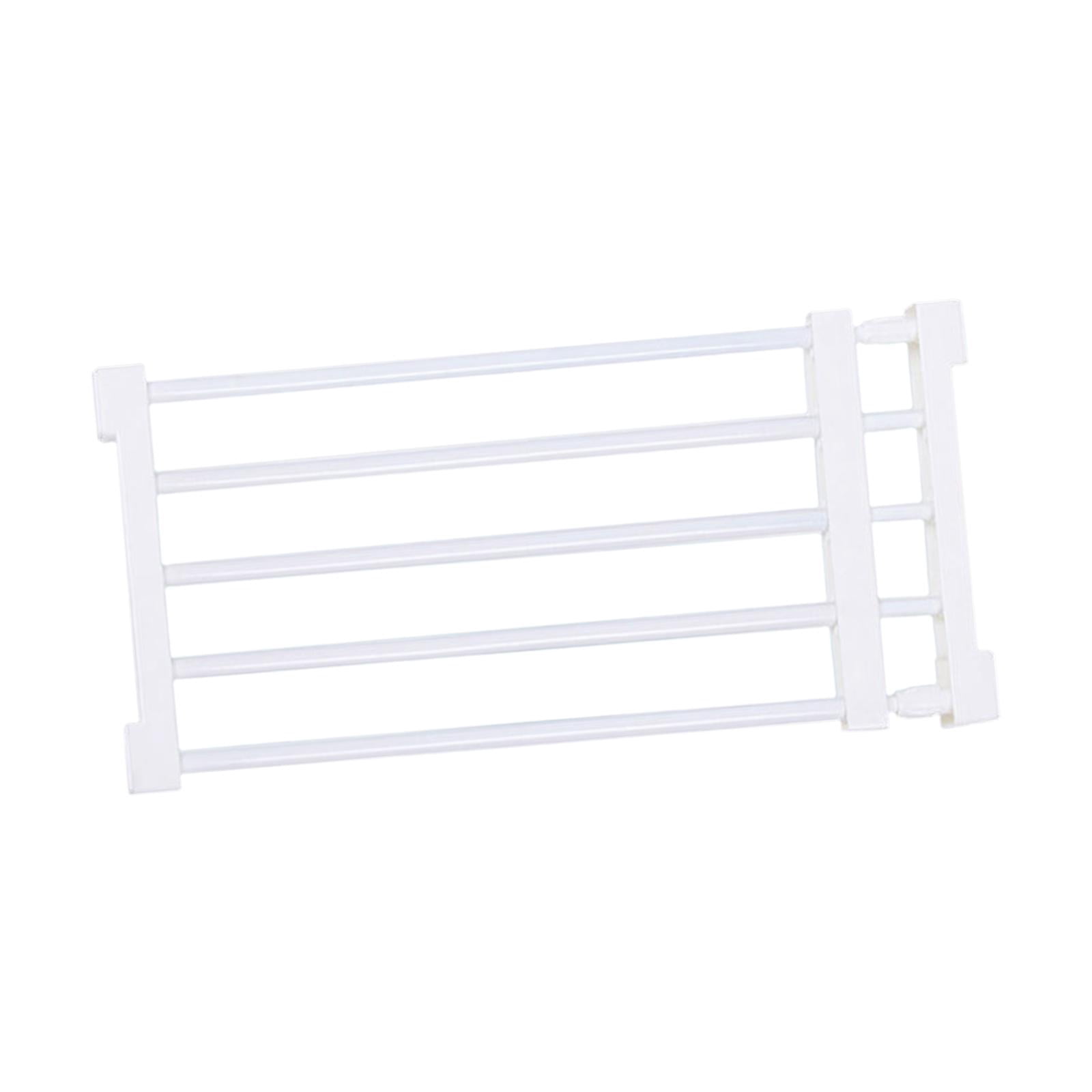 Pet Fence Retractable Dog Gate Pet Supplies Walk through Screen Door Portable Expandable Gate Puppy Fence Gate for Garden Doorway Stairs 56to100cmx36cm White
