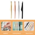 thumbnail image 3 of WRITWAA Lash Tweezers Set 4pcs Professional Eyebrow Tweezers Spoolies For Lash Application, 3 of 8