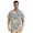 Colorful Various Leaf, variant on Men's Casual Button Down Shirts Short Sleeve Summer Hawaiian Beach Shirt, Rainbow Sun Flower Moon