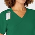 thumbnail image 6 of Wink W123 Women's Mock Wrap Scrub Top, Hunter, 3X Womens, 6 of 6