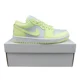 thumbnail image 1 of Ni - ke Air Jordan 1 Low Women's Size 10 Platinum White Citron Lemonade NEW DC0774-007, 1 of 5