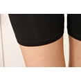 thumbnail image 5 of LiangRou Women's Ultra Thin Stretch Short Leggings Plain Black L, 5 of 8