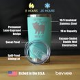 thumbnail image 4 of Bevvee Insulated Travel Tumbler 20 oz Gettin Piggy Gifts for Pig Lovers Tumblers, 4 of 4