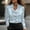Light Blue, variant on Cowl Neck Satin Top Cute Summer Tops Going Out Tops Draped Top Fashion Clothing Workout Tops Office Work Shirt Elegant Business Casual Tops Silky Long Sleeve Dressy Tops