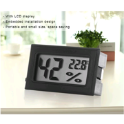 Mini Digital Thermometer Hygrometer Indoor Outdoor LCD Display Humidity Temperature Meter for Cars Incubators Brooders Climb Pet