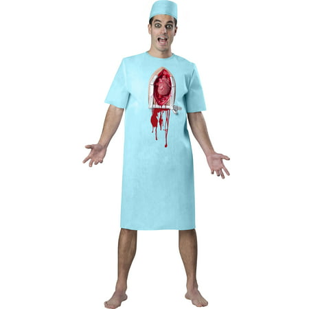 Open Heart Horror Adult Botched Patient Halloween Costume Kit-Os