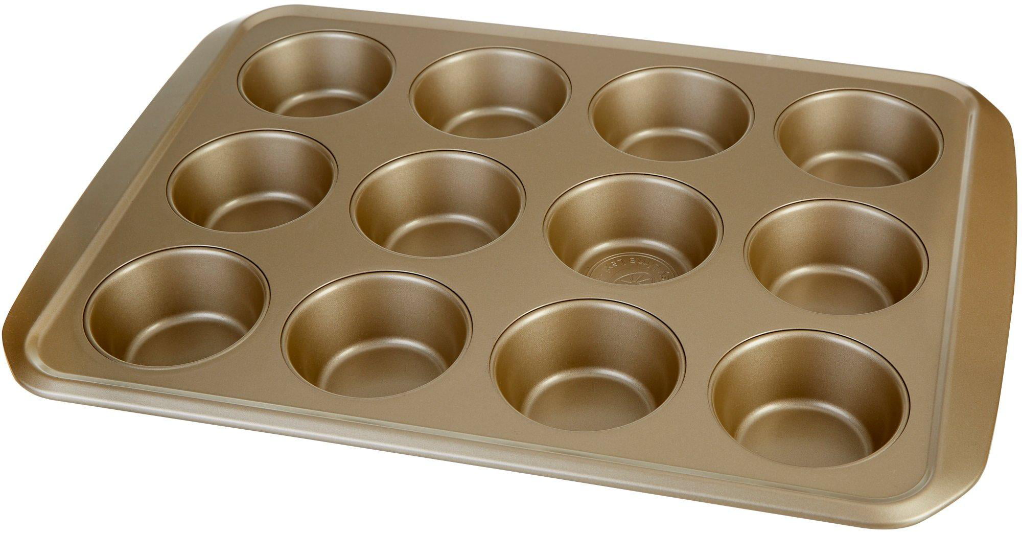 1/2 cup capacity 12/sheet Fox Run Tin-Plated Muffin Pan 