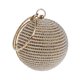 thumbnail image 1 of Sonducket Bolso cristalino de la bola redonda de las mujeres lujosas de la mirada del ABS para el bolso del aspecto elegante y de Bling Bolsas de mensajero y de hombro oro, 1 of 6