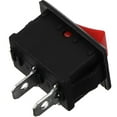 thumbnail image 3 of AURARMLET 10Pcs On Off Switch Red Plastic Boat-shaped Circuit Connection, 3 of 5