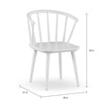 thumbnail image 5 of Birch Harbor Willow Indoor Dining Chair, Set of 2 , White, 5 of 6