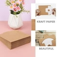 thumbnail image 3 of OULII 100pcs Keepsake Envelopes CD Envelopes Kraft Paper Light Brown Storage Users with Large Collections, 3 of 8