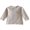 Beige, variant on Soft Boys Tops Long Sleeve Shirt For Infants And Toddlers Comfortable Everyday Wear Basic Solid Color Crewneck Tee For Baby Girls And Boys School Uniform Button Up Shirts‌ Size 1-2 Years
