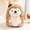 Brown, variant on Cute Hedgehog Plush Toy Stuffed Animal Sleeping Companion Doll for Room Decor Birthday Gift 