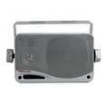 thumbnail image 2 of PYLE PLMR24S - 3.5-Inch 200 Watt 3-Way Weather Proof Mini Box Speaker System (Silver Color), 2 of 6