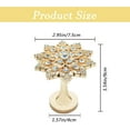 thumbnail image 2 of 2Pcs Vintage Wall Hook Window Drapery Medallion Holdbacks, MfhdgXAvs Curtain Tiebacks, Wall Hook, Tassel Holder (B), 2 of 7