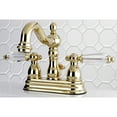 thumbnail image 2 of Kingston Brass KB1602WLL 4 in. Centerset Bathroom Faucet, Polished Brass, 2 of 4