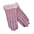 thumbnail image 3 of qolati Winter Gloves for Women Cold Weather Gift with Touchscreen Texting Mittens Faux Suede Women Girls Ski Snow Cycling Running Gloves, 3 of 3