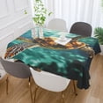 thumbnail image 5 of BZSMCE Square Tablecloth Sea Turtle Pattern Tableclothes, 5 of 9