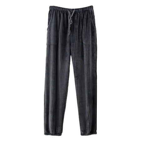 

Casual Pants for Women s Pajama Autumn Winter Flannel Wide Mouth Trouser Large Size Loose Warm Thick Coral Fleece Home Pajamas Cargo Pants