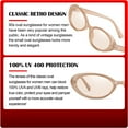 thumbnail image 4 of Retro Aviator Sunglasses For Women Men Trendy Womens Mens Shades Sun Glasses Sunglasses For Women, 4 of 5