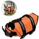 thumbnail image 1 of Chaleco salvavidas reflectante para perros, con asa y cinturón ajustable para nadar y surfear (naranja, M), 1 of 5