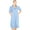 Blue Collar, variant on JEFFRICO House Dresses for Women with Pockets - Lightweight Breathable Short Sleeve Muumuu & Nightgowns - Snap Front Housecoat and Dusters for Women Plus Size