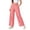 10# Orange, variant on Checkered Pants Womens Casual Elastic Waist Comfy Loose Wide Leg Pants with Pockets Blue L