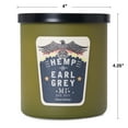 thumbnail image 5 of Manly Indulgence All American Hemp & Earl Grey Scented Jar Candle, 2 Wick, 15 oz, 60h Burn, Citrus, 5 of 7
