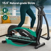 Pooboo Silent Magnetic Elliptical Bike Stationary Exercise Machine for Home Gym Cardio Workout 250lb