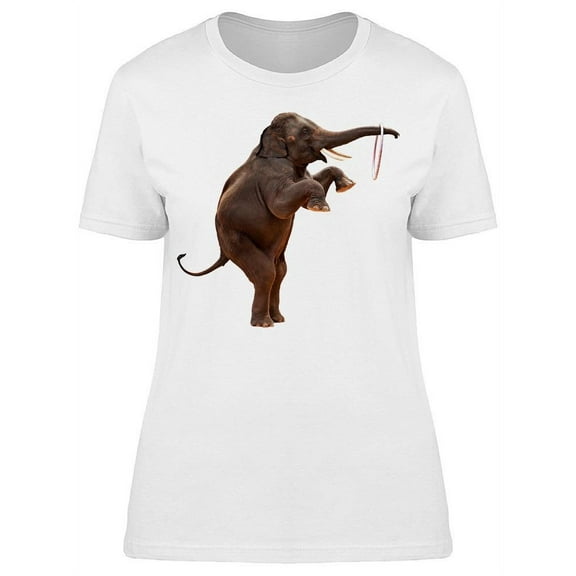 Acrobat Elephant T-Shirt Women -Image by Shutterstock, Female x-Large