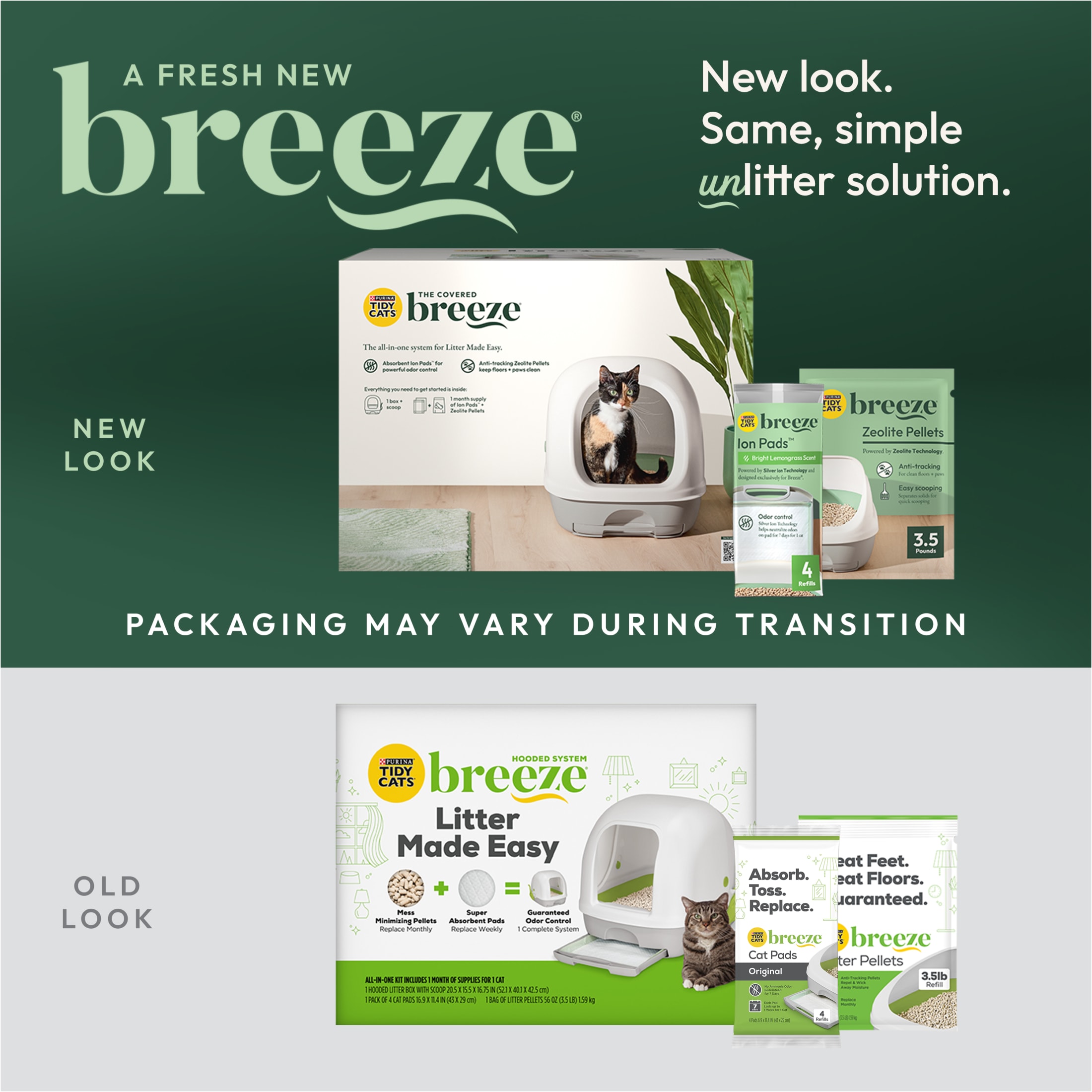 Purina Tidy Cats Breeze Covered Cat Litter Box System Kit photo 2