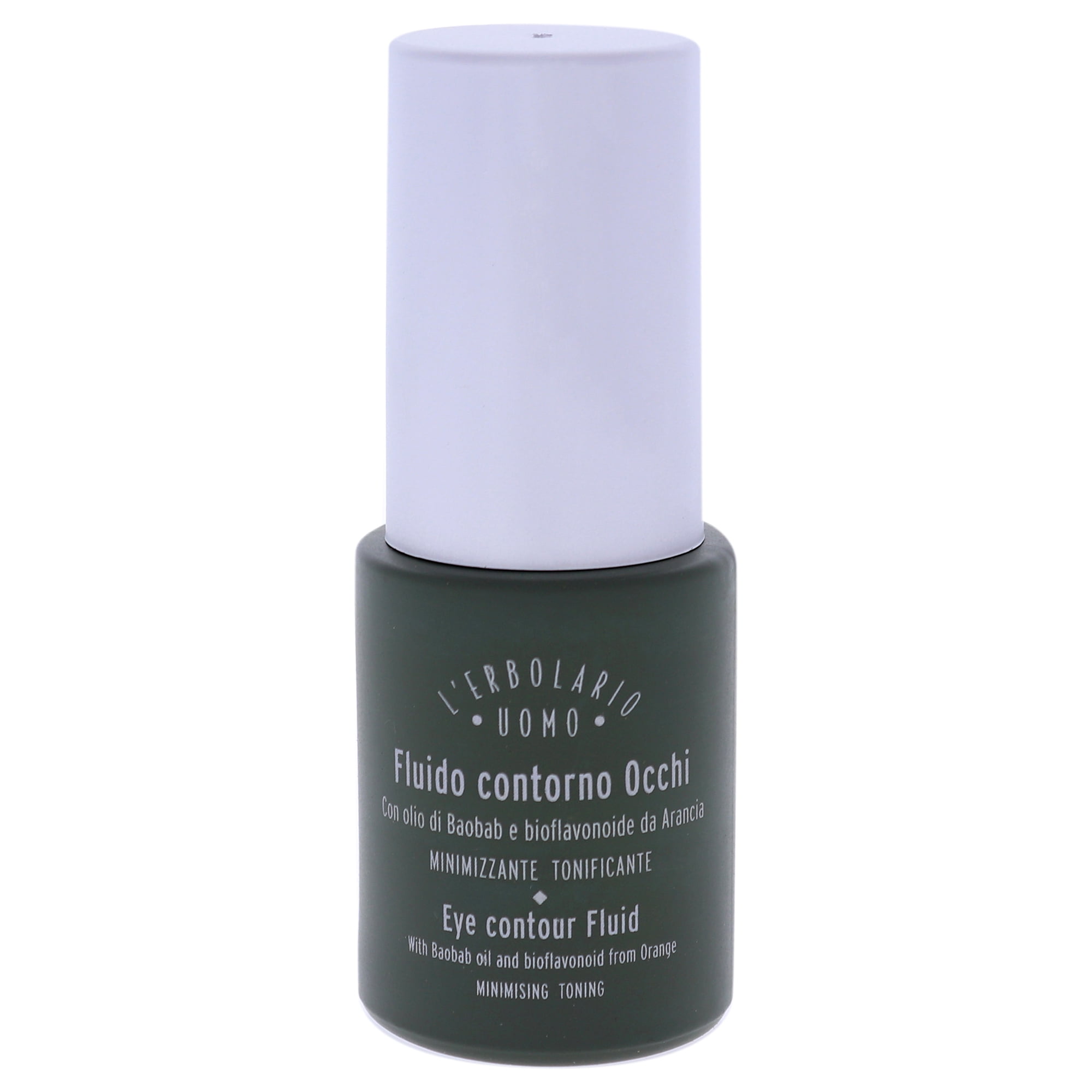 L'Erbolario Baobab and Green Coffee Eye Contour Fluid, Face Serum, 0.5 oz