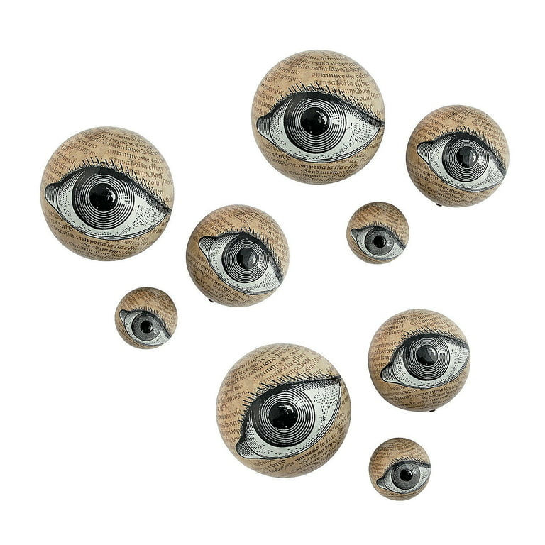  EXCEART 500 Pcs Glass Eye Patch Halloween Decor Glass Eye Bead  Craft Safety Eyes Eye Balls Halloween DIY Glass Eyes Glass Eyes for DIY  Eyes for Crafts Realistic Eyeballs Earrings Doll 