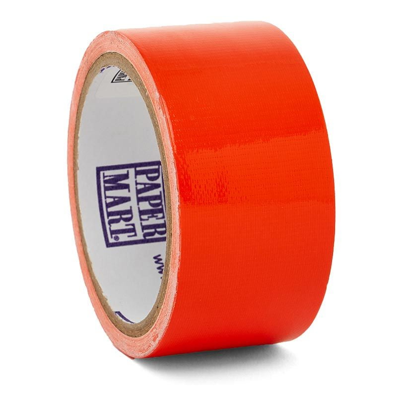 1 7/8" X 10 Yards Orange Colored Duct Tape by Paper Mart