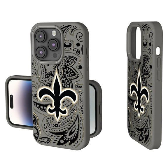 New Orleans Saints Paisley iPhone Soft Touch Case