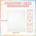 thumbnail image 2 of Uxcell Transparent Flower Packaging Bags, Clear Flower Bouquet Water Retention Bag Floral Wrapping Paper Sleeves- Fitting for (Floral Shops/Birthday/Graduation), 9.8 x 7.9 Inch & 150 Pcs, 2 of 7
