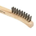 thumbnail image 2 of Forney Industries Scratch Brush with Curved Handle, Stainless, 2 x 9 Rows, 2 of 2