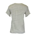 thumbnail image 3 of Grey State Womens Chrissy Heathered Breast Pocket T-Shirt Gray 1, 3 of 3