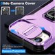 thumbnail image 4 of Funda para GANGXUN iPhone 15 Plus - Soporte metálico, Función magnética, Morado, 4 of 6