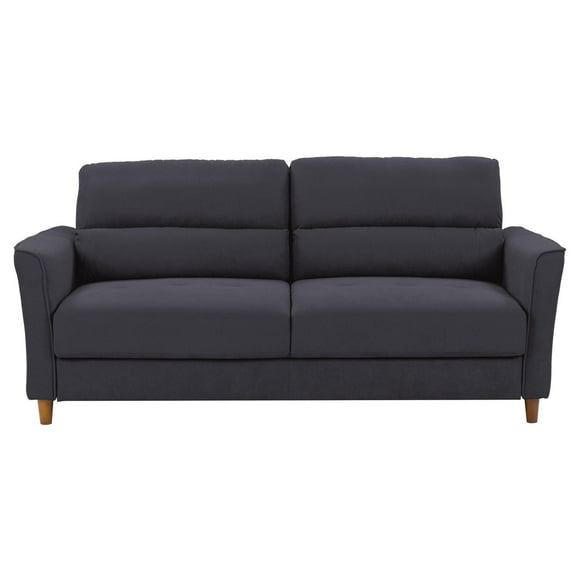 CorLiving Caroline Modern 3-Seater Fabric Upholstered Couch - Comfy Sofa for Living Room - Stylish Gray Sofas Furniture - Comfortable Couches for Living Room