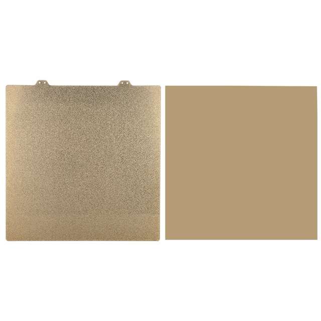 Lado B de la etiqueta engomada magnética de la hoja de acero del resorte recubierto de polvo PEI texturizado de doble cara de 300x300 mm