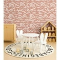 thumbnail image 5 of S4Sassy Self-Stick Decorative Wallpaper For Kids Room, Wavy Ocean Swirls Wall Paper, Textured Vinyl Waterproof Contact Paper, Orange, 25"x360" Removable Wall Covering For Baby Room, Playroom, 5 of 9
